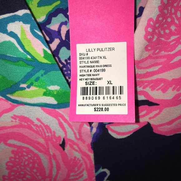 Lilly Pulitzer Maxi Dress Hey Hey Bouquet - Picture 3 of 3